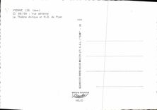 CPM Vienne Isere Vue aerienne le Theatre Antique et N D de Pipet