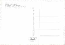 CPM Vienne Isere Vue aerienne le Theatre antique et N D de Pipet