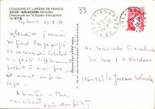 CPM Couleurs et lumiere de France Arcachon Gironde Crepuscule sur le Bassin d'Arcachon