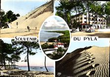 CPM Pyla De G a D Ascension de la Grande Dune Hotel Haliza Vue de la Corniche Place Daniel Meller la