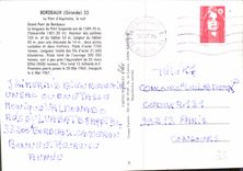 CPM Bordeaux Gironde le Pont d'Aquitaine la nuit Grand Pont de Bordeaux 