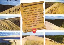 CPM Cote Aquitaine la Baie d'Arcachon Gironde la Dune du Pilat 