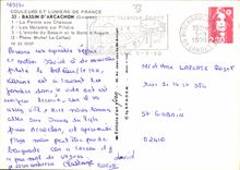 CPM Couleurs et lumiere de france Bassin d'Arcachon Gironde la Pointe aux Chevaux les Maisons sur Pi