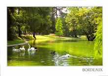 CPM Bordeaux Gironde Invitation a la promenade dans le jardin public 
