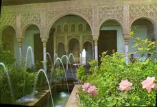 CPM Granada Generalife Cour des Jets d'eau 