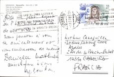 CPM Granada Generalife Cour des Jets d'eau