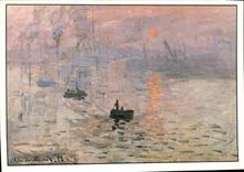 CPM Monet Claude Impression Soleil levant 