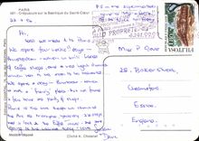 CPM Paris Crepuscule sur la Basilique du Sacre Coeur 