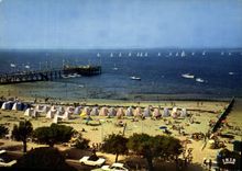 CPM Cote Aquitaine Arcachon Gironde la Plage 