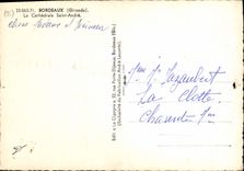 CPM Bordeaux Gironde la Cathedrale Saint Andre 