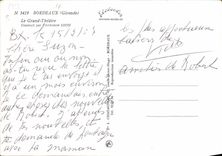 CPM Bordeaux Gironde Le Grand Theatre Construit par l'Architecte Louis 