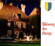 CPM Thonon les Bains The Savole Le chateau de Sonnaz la nuit 