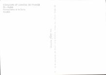 CPM Couleurs et Lumiere de France Paris Notre Dame et la Seine 