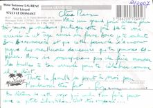 CPM Martinique Saint Pierre Mme Suzanne Laurent Petit Lezard Le Diamant 