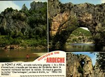 CPM Les Gorges de l'Ardeche Le Rocher Charlemagne 