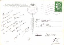 CPM Vals les Bains Ardeche La Sourse Intermittente dont le jaillissement