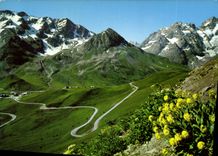 CPM Col du Lautaret Route du Col du Galibier Massifs du Combeynot et de la Meije 