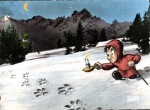 CPM Images des Alpes Une chasse au gahu dans les Alpes 