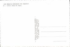 CPM Les Beaux Paysages de France L'Hiver dans les Alpes 