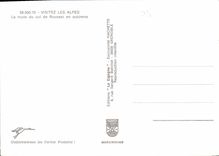 CPM Visitez les Alpes La route du col de Rousset en automne 