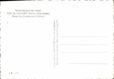 CPM Routes des grandes Alpes Col de Lautaret Htes Alpes Massif du Combeynot 