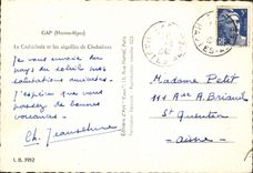 CPM Gap Hautes Alpes La Cathedrale et les Aiguilles de Chabrieres