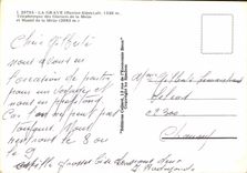 CPM La Grave Hautes Alpes Telepherique des Glaciers de la Meije et Massif de la Meije 