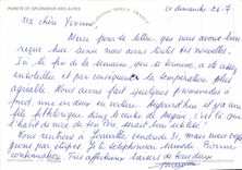 CPM Purete et Splenduer des Alpes 