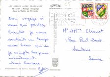 CPM Les Belles Alpes Francaises Village d'Alpage dans la Vallee de Nevache 