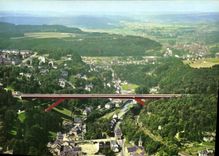 CPM Luxembourg Vue aerienne Pont Grande Duchesse Charlotte 