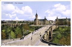 CPM Luxembourg Pont Adolphe 