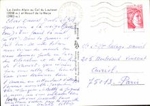 CPM Le Jardin Alpin au Col du Lautaret et Massif de la Meije 