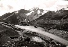 CPM La Route des Grandes Alpes Col de Vars Le Sommet du Col Automobile