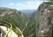 CPM Les Gorges du Verdon Var alpes de Haute Provence Un des les plus garndioses du monde 