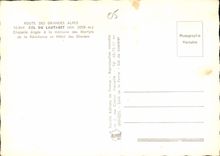 CPM Route des Grandes Alpes Col du Lautaret Chapelle erigee a la memoire des Martyrs de la Resistanc