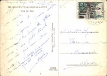 CPM Villeneuve La Salle les Alpes vue du Tete