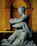 CPM Aix les Bains Thermes Nationaux Statue de la Buvette
