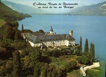 CPM L'Abbaye Royale de Hautecombe au bord du lac du Bourget 