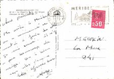 CPM Meribel les Allues La chapelle ND des Neiges Fresques de Mme d'Andrete