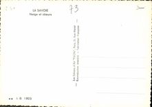 CPM La Savoie Neige et skieurs 