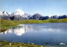 CPM En Tarantaise Reflets du Mont Blanc dans le lac au Col du Petit St Bernard Savoie 