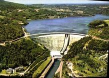 CPM Le Barrage de Bort Correze et sa retenue 