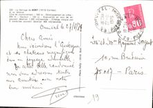 CPM Le Barrage de Bort Correze et sa retenue