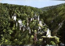 CPM St Julien aux bois Correze Tours de Merle 
