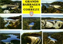CPM Grands Barrages en Correze 