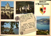 CPM Abbaye d'Hautecombe Savoie La facade de l'eglise 