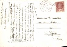 CPM Grenoble Vue generale et le Moucherotte 