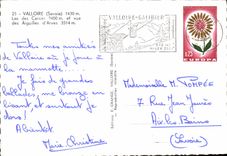 CPM Valloire Savoie Lac des Cerces et vue des Aiguilles d'Arves 