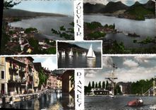 CPM Souvenir d'Annecy Vieux quartiers La plage d'Annecy