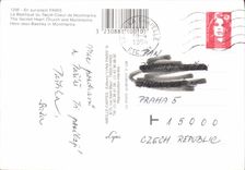 CPM En survolant Paris La Basilique du Sacre Coeur de Montmarte 